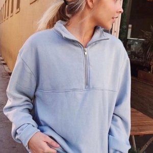 brandy quarter zip